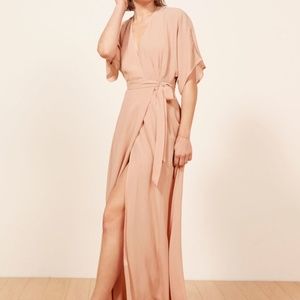 Reformation Winslow Dress in Blush